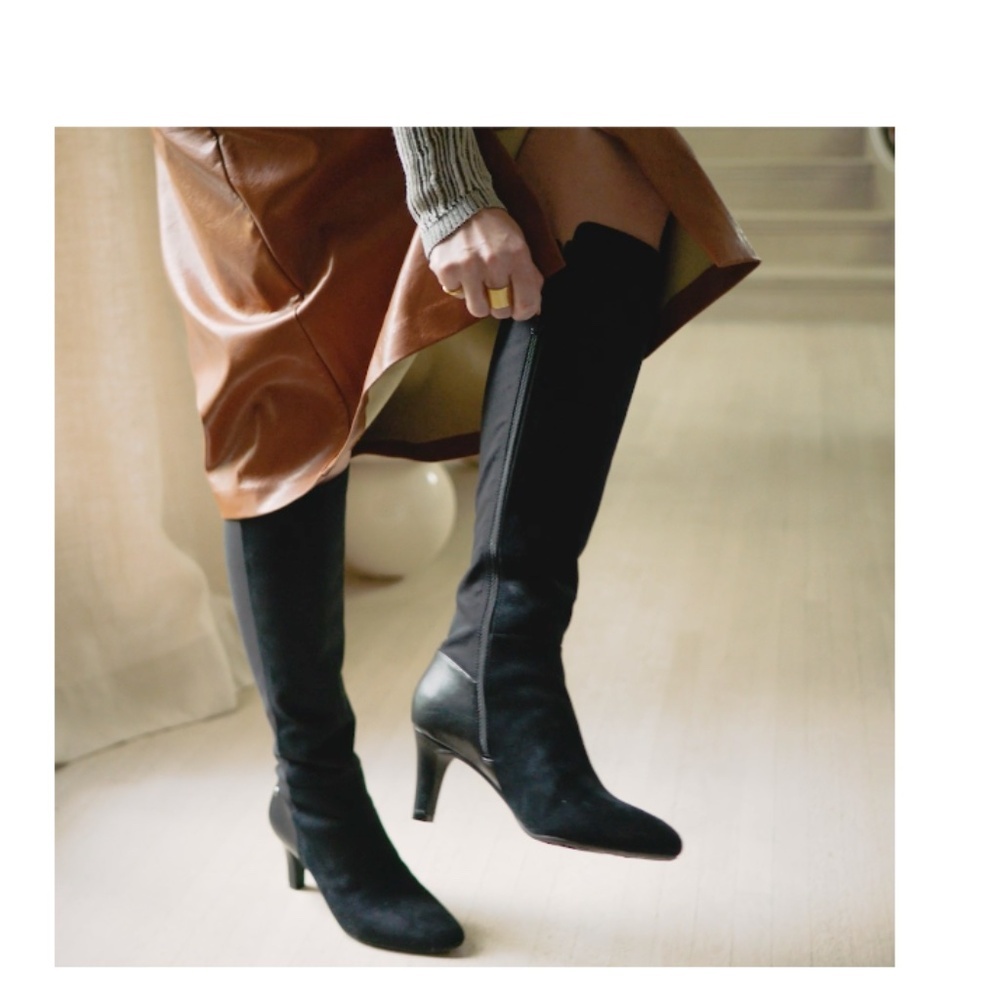LifeStride Gracie In BLACK FABRIC (WIDE CALF) (WIDE WIDTH) - Picture 8 of 10